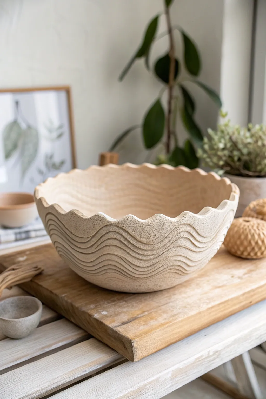 Embrace the art of simplicity with handcrafted organic bowls. Perfect for adding a touch of nature to your space.