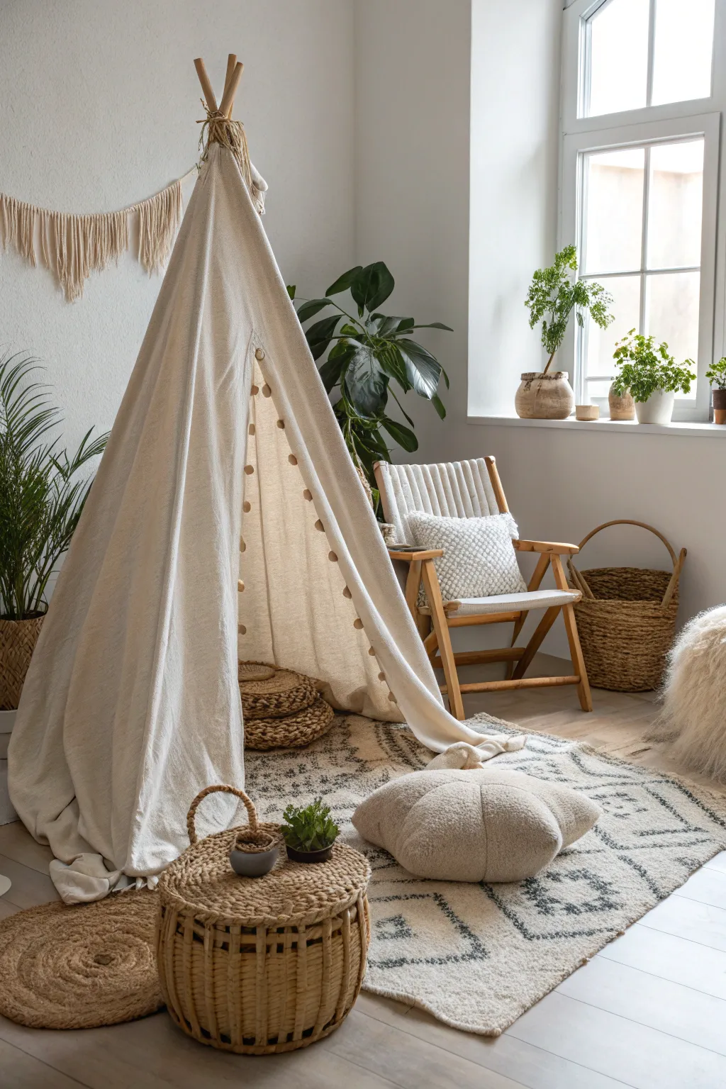 Transform your space into a cozy retreat with a simple blanket tent — where minimalist design meets boho charm.