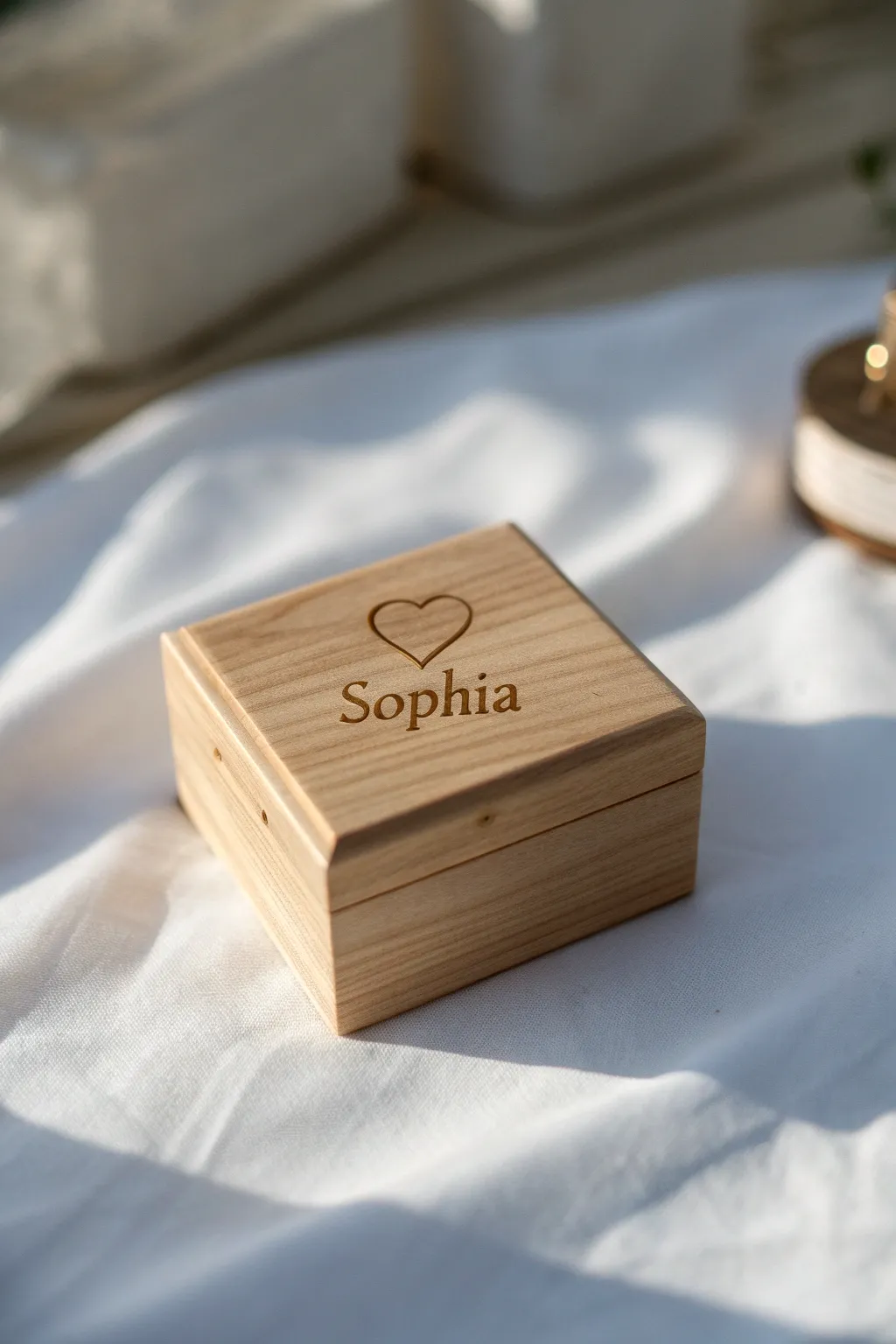 Add a personal touch with beautifully engraved wooden gift boxes, perfect for a heartfelt surprise.