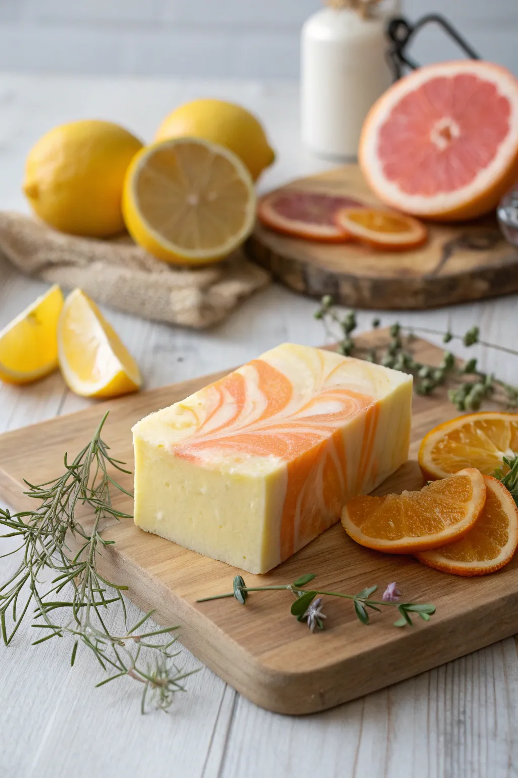 Awaken your senses with a Citrus Symphony – the perfect blend of lemon, orange, and grapefruit for a refreshing start.