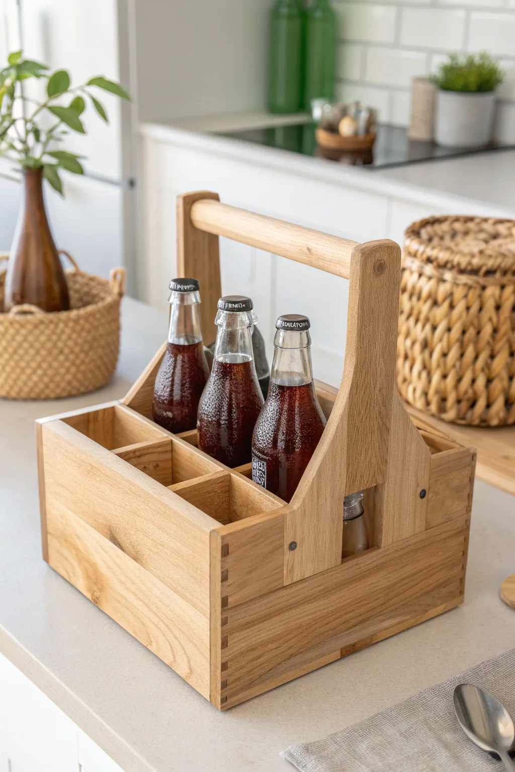 Elevate your home organization with this charming DIY wooden crate holder - where rustic meets minimalist elegance.