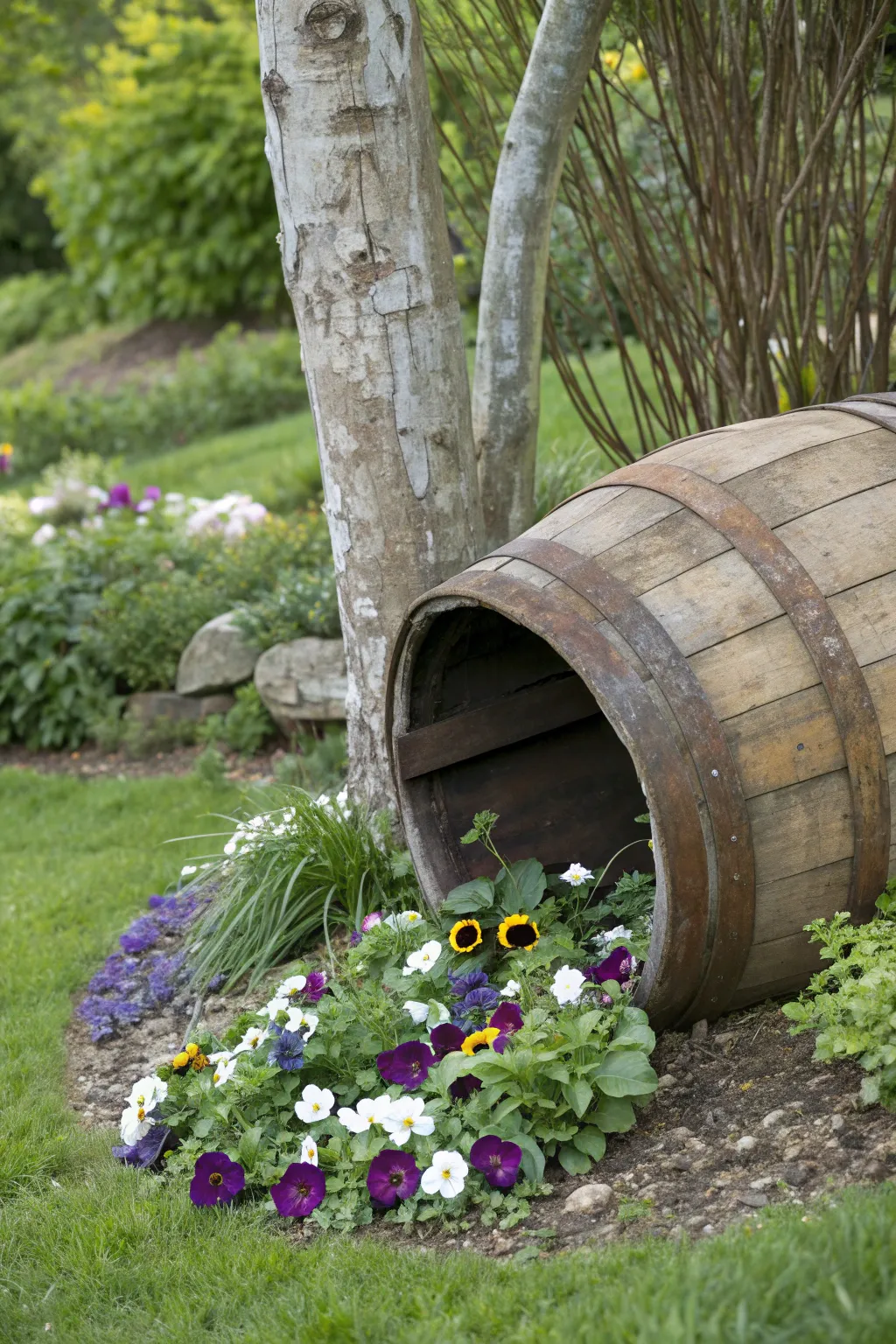 Let nature spill over with rustic charm and vibrant hues. 🌼✨