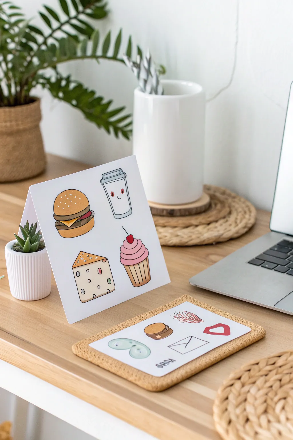 Add a dash of whimsy to your day with these charming food stickers! Perfect for adding personality to your favorite items.