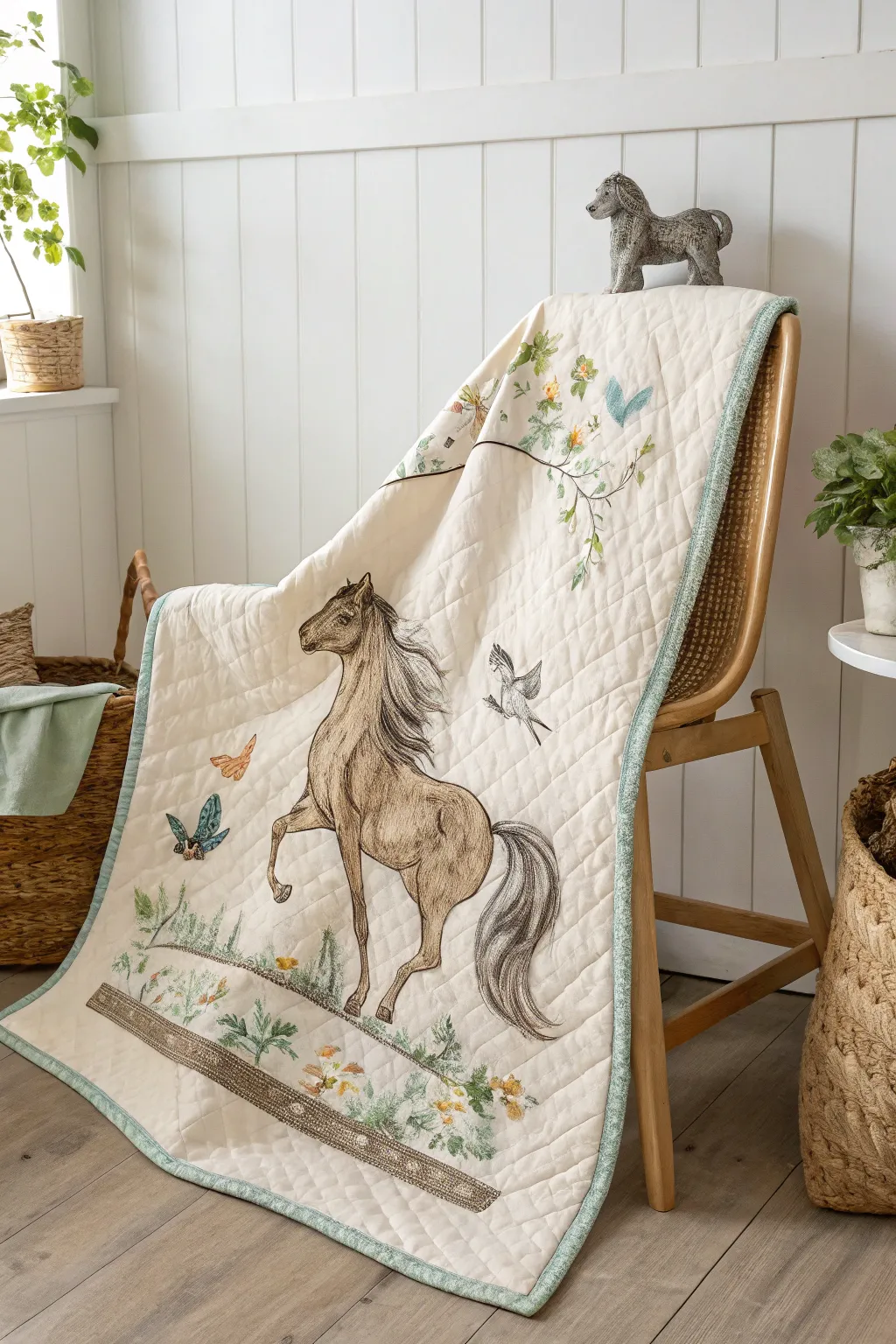 Let your quilt tell a tale of nature's charm with every stitch.
