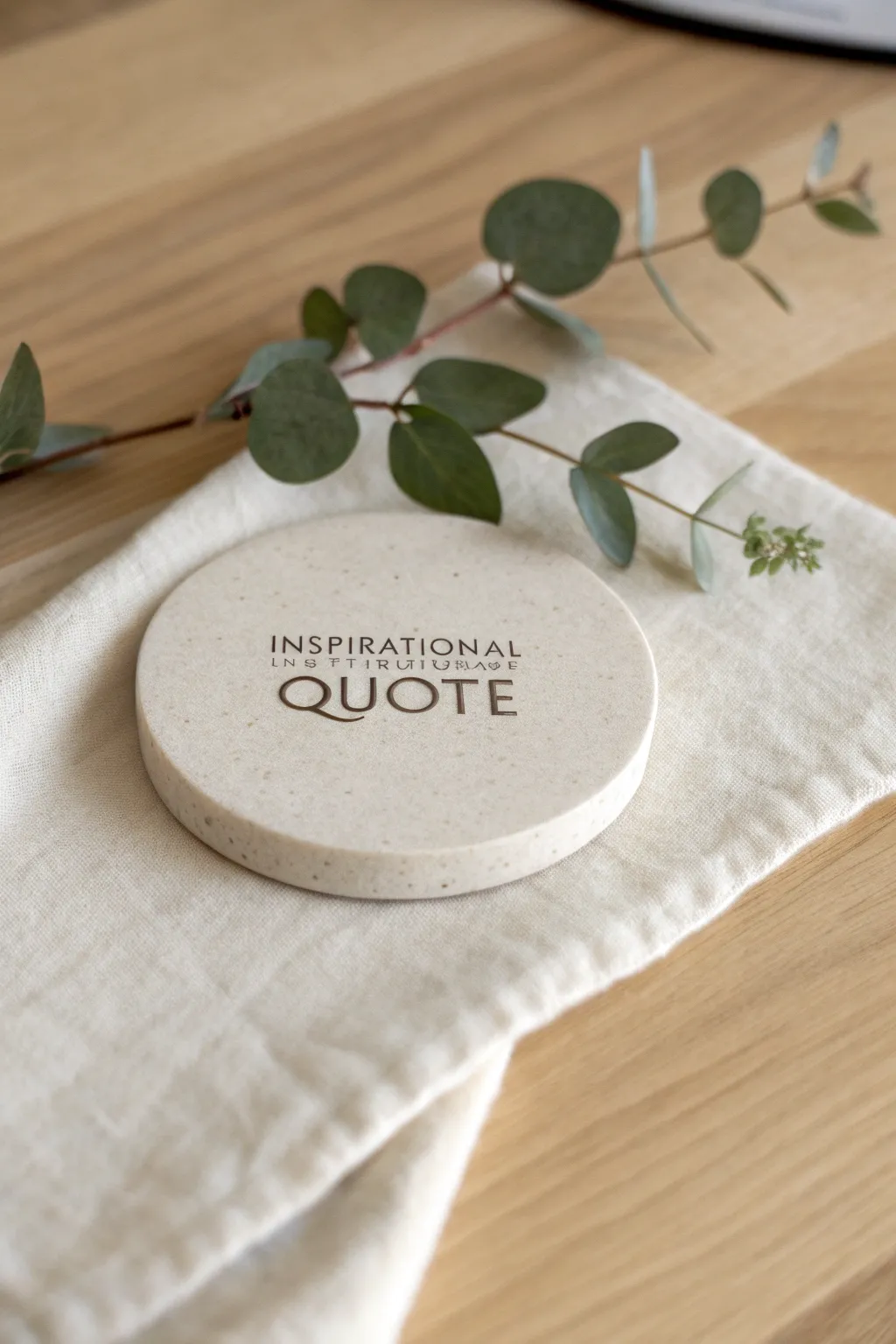 Start your day with inspiration—let these beautifully crafted coasters remind you to keep going.