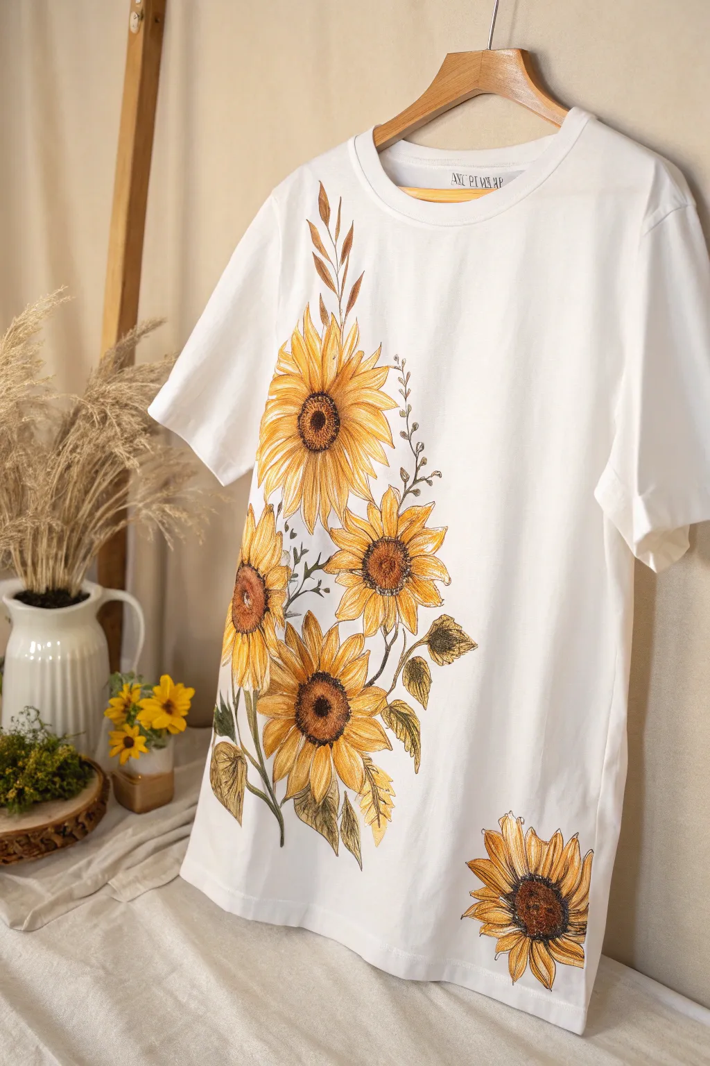 Embrace the warmth of sunflower bliss on your tee and feel the sun wherever you go.