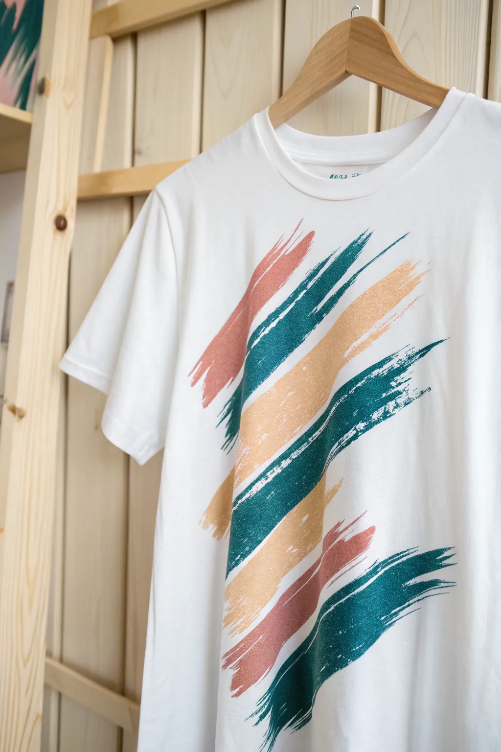 Transform your tees into wearable art with bold, abstract brush strokes!