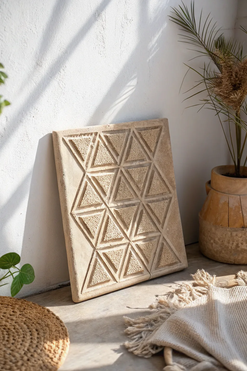 Discover the elegance of geometric clay art - where minimalism meets craftsmanship.