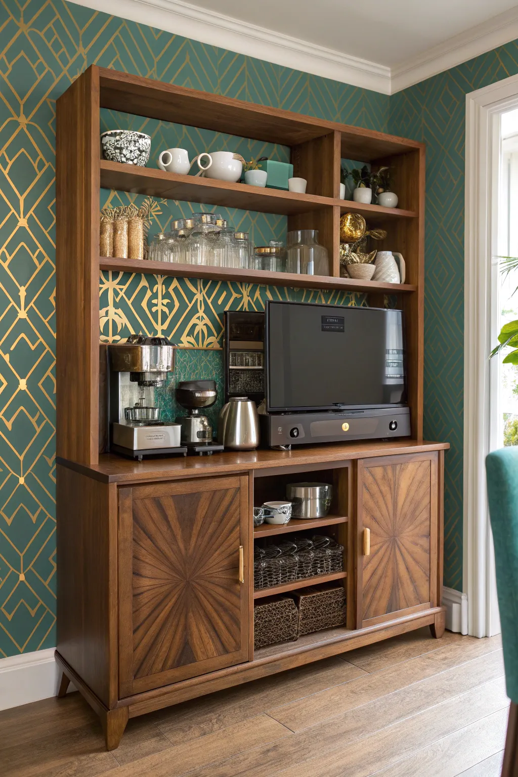From Retro TV Stand to Chic Coffee Haven: Elevate your mornings with this stylish upcycle!