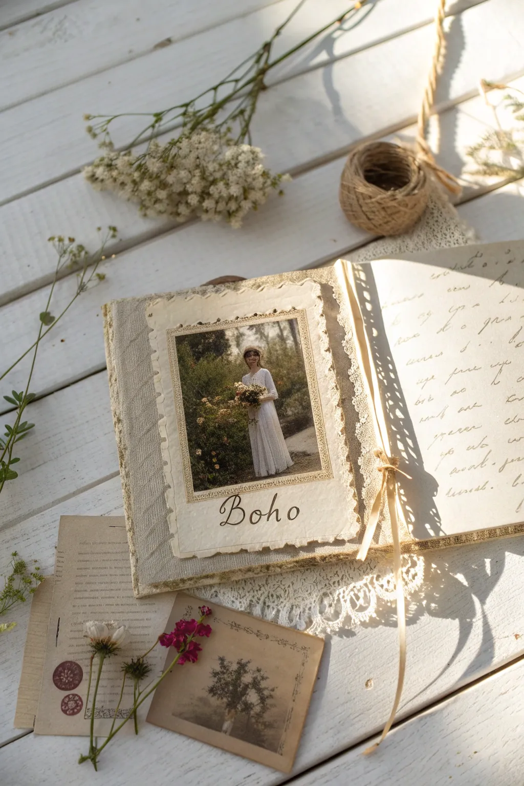 Capture timeless stories with a touch of vintage elegance. 🌿📸 #VintageScrapbook #NostalgicBeauty