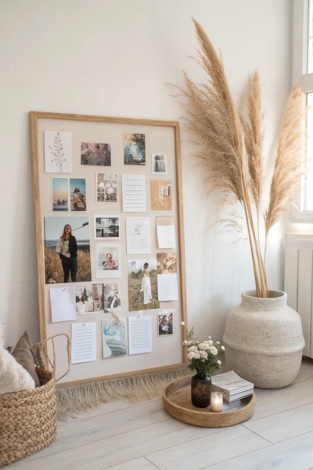 Craft your dreams with a minimalist vision board, where simplicity meets inspiration.