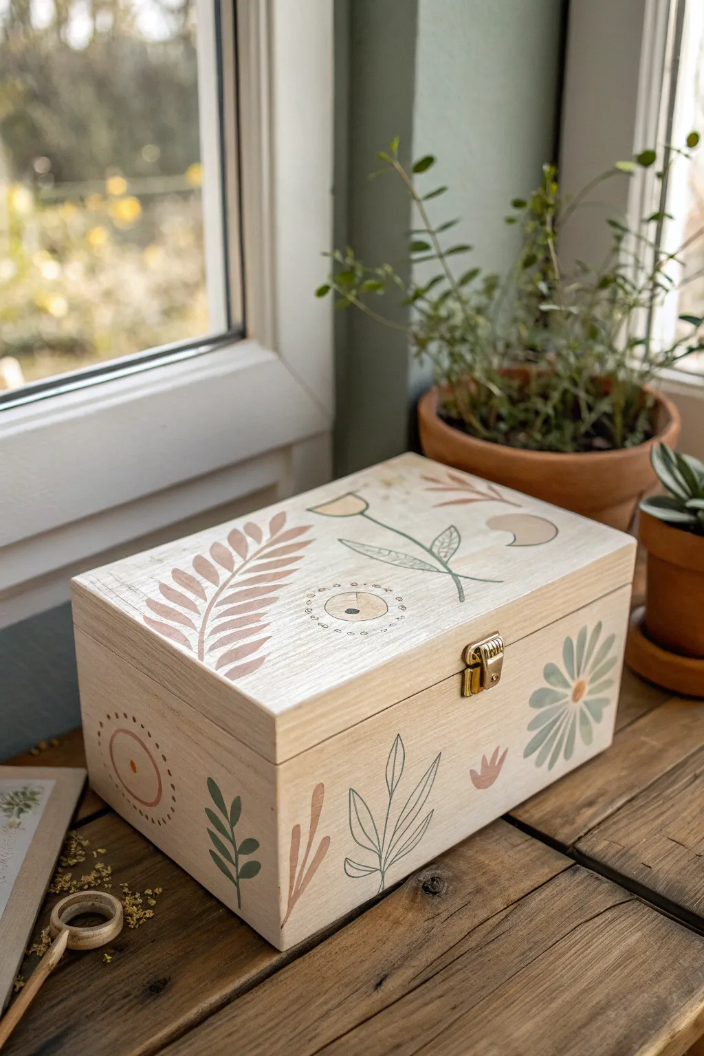 Discover the charm of simplicity with this beautifully crafted vision box, perfect for inspiring dreams and storing treasures.
