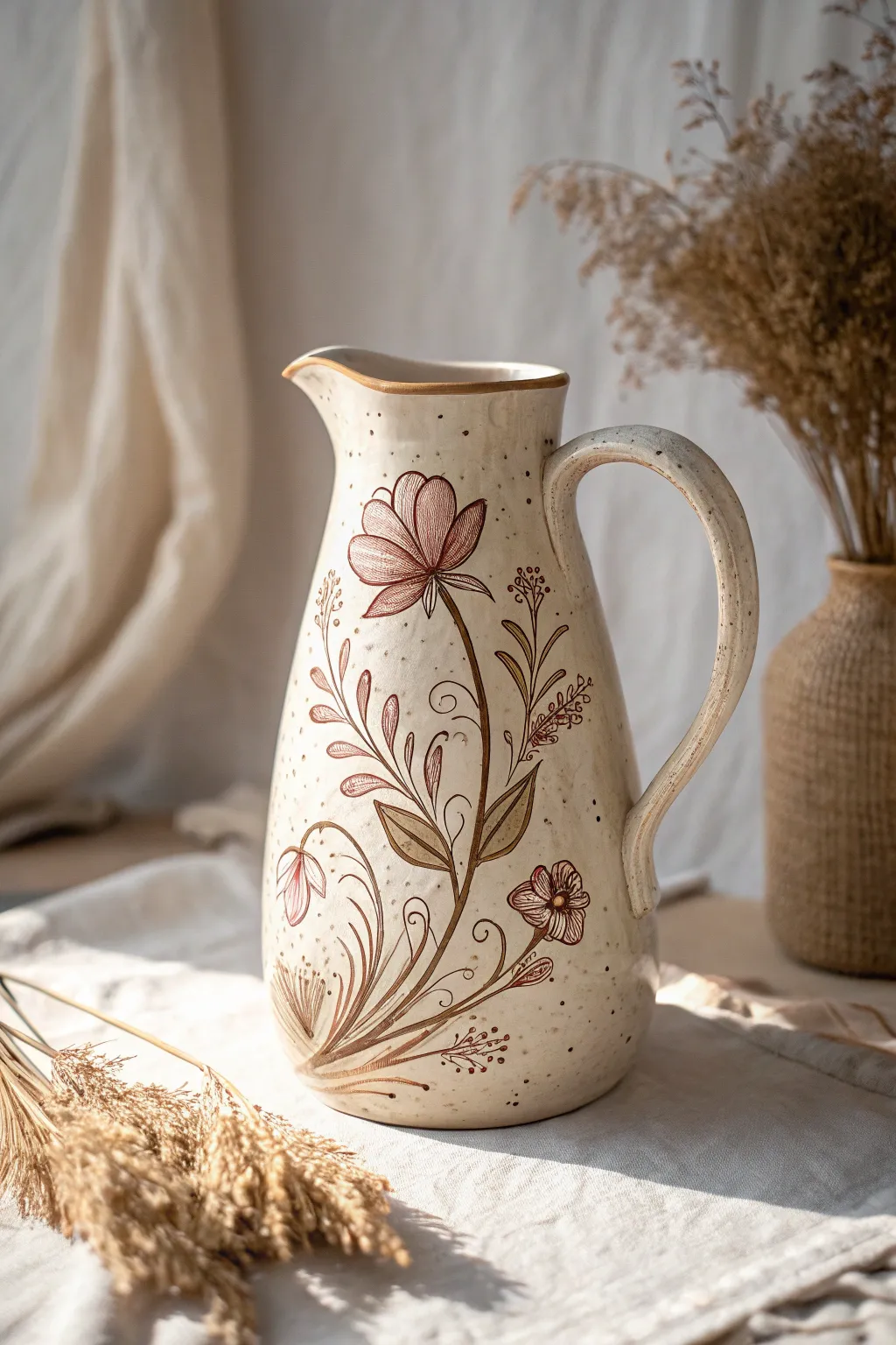 Transform your water jug into a painted masterpiece, adding a touch of elegance and cheer to your space.