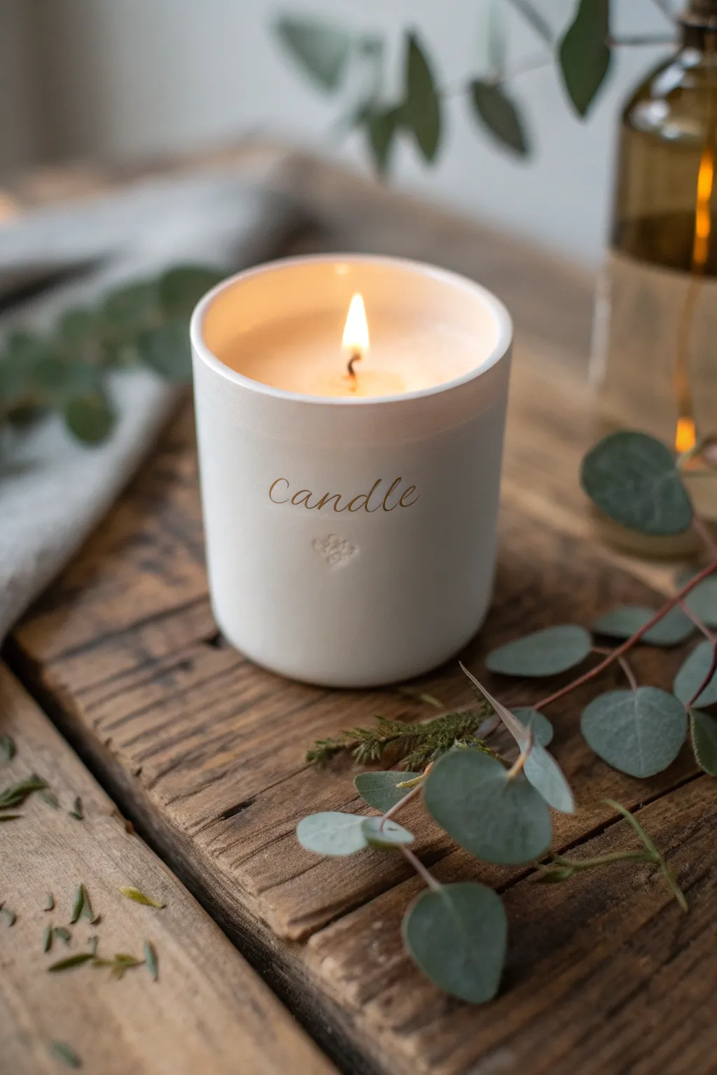 Illuminate your space with a personal touch - a beautifully crafted scented candle that speaks to the soul.