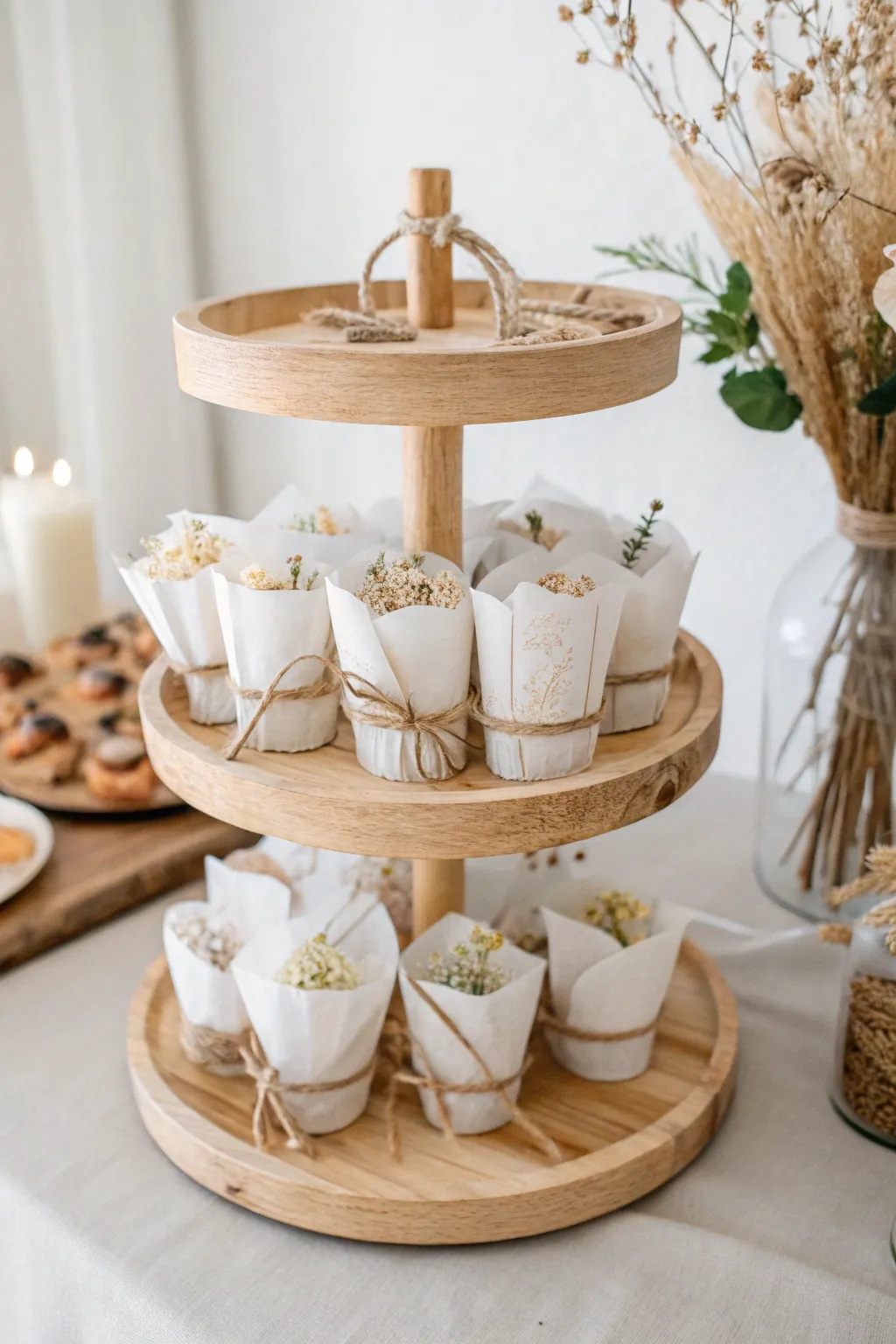 Elevate your wedding favors with a touch of elegance and simplicity.