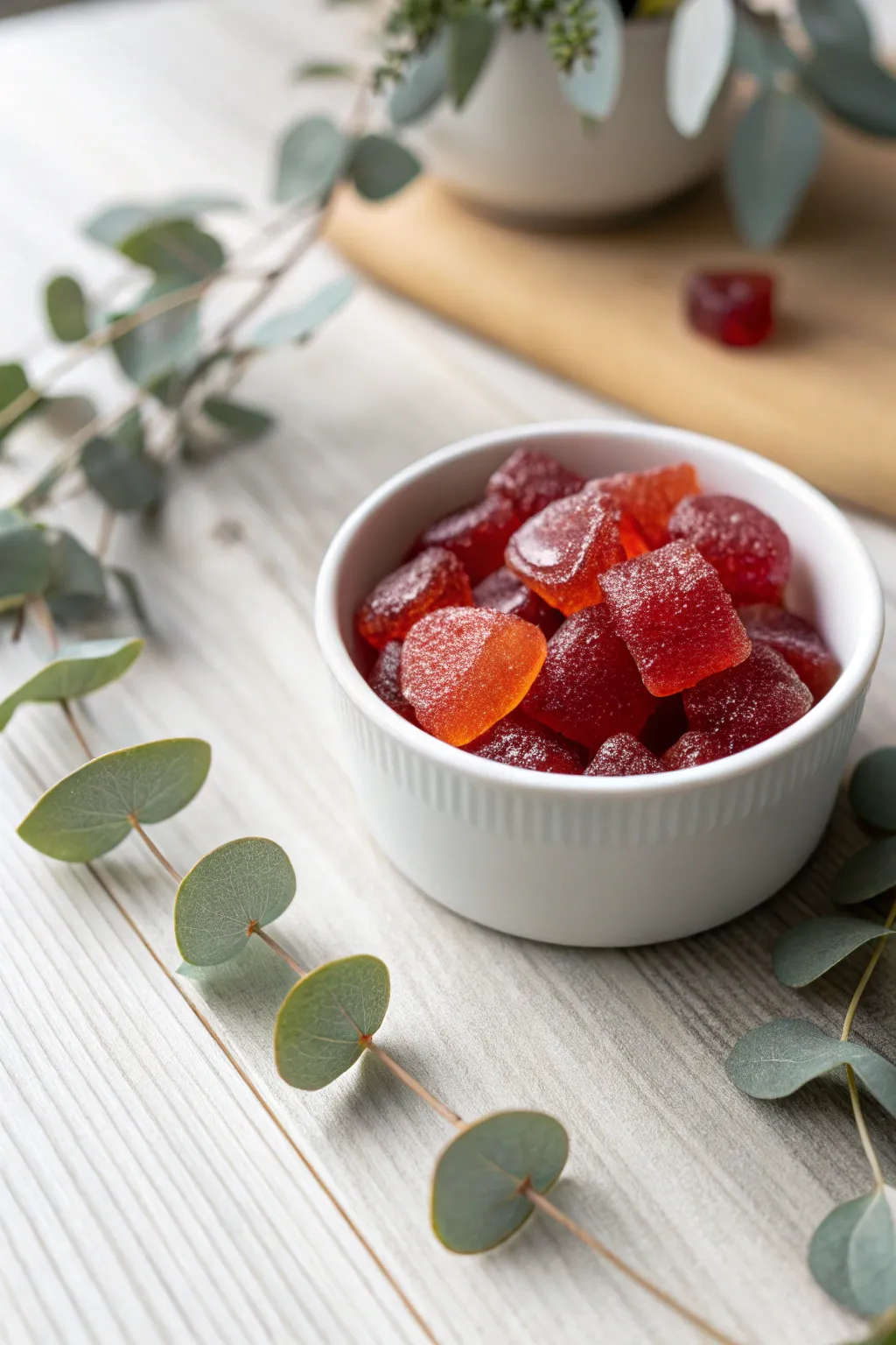 Indulge in the irresistible allure of chamoy-covered gummies, a delightful treat that brings joy to any gathering.