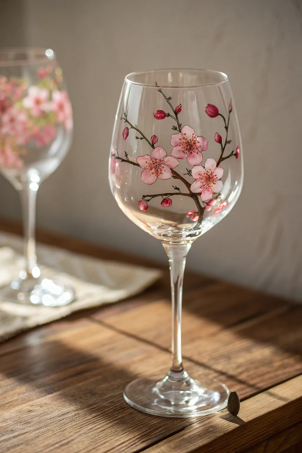 Elevate your glassware with a touch of garden-inspired elegance. 🌸