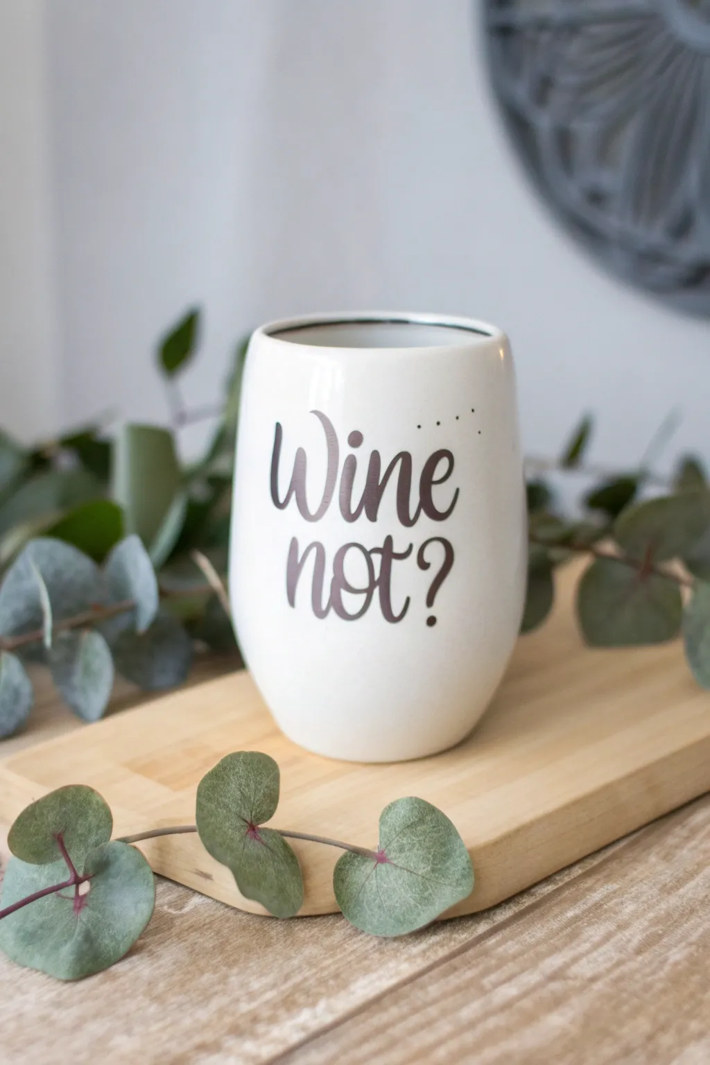 Sip, smile, and savor with a touch of humor. 'Wine Not?' adds a playful charm to your wine moments. 🍷✨