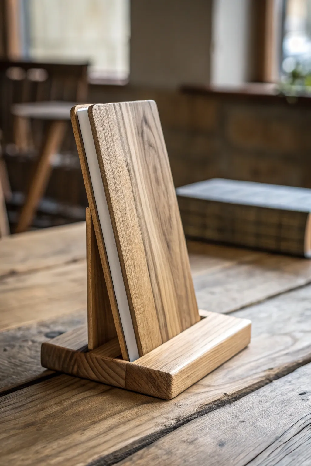 Embrace simplicity with a minimalist book stand that exudes timeless elegance. Perfect for your morning reads.