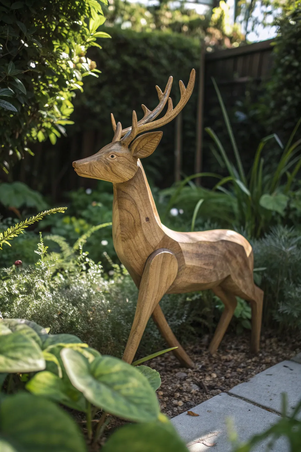 Add a touch of enchantment to your garden with exquisite wooden sculptures—where nature meets artistry.