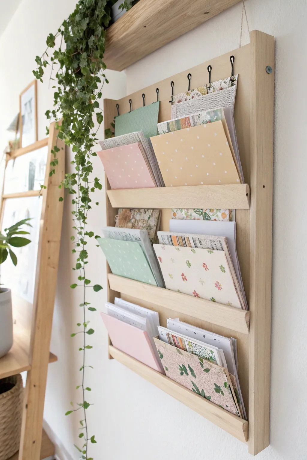 Elevate your craft space with stylish hanging file folders—perfect blend of function and Nordic charm!