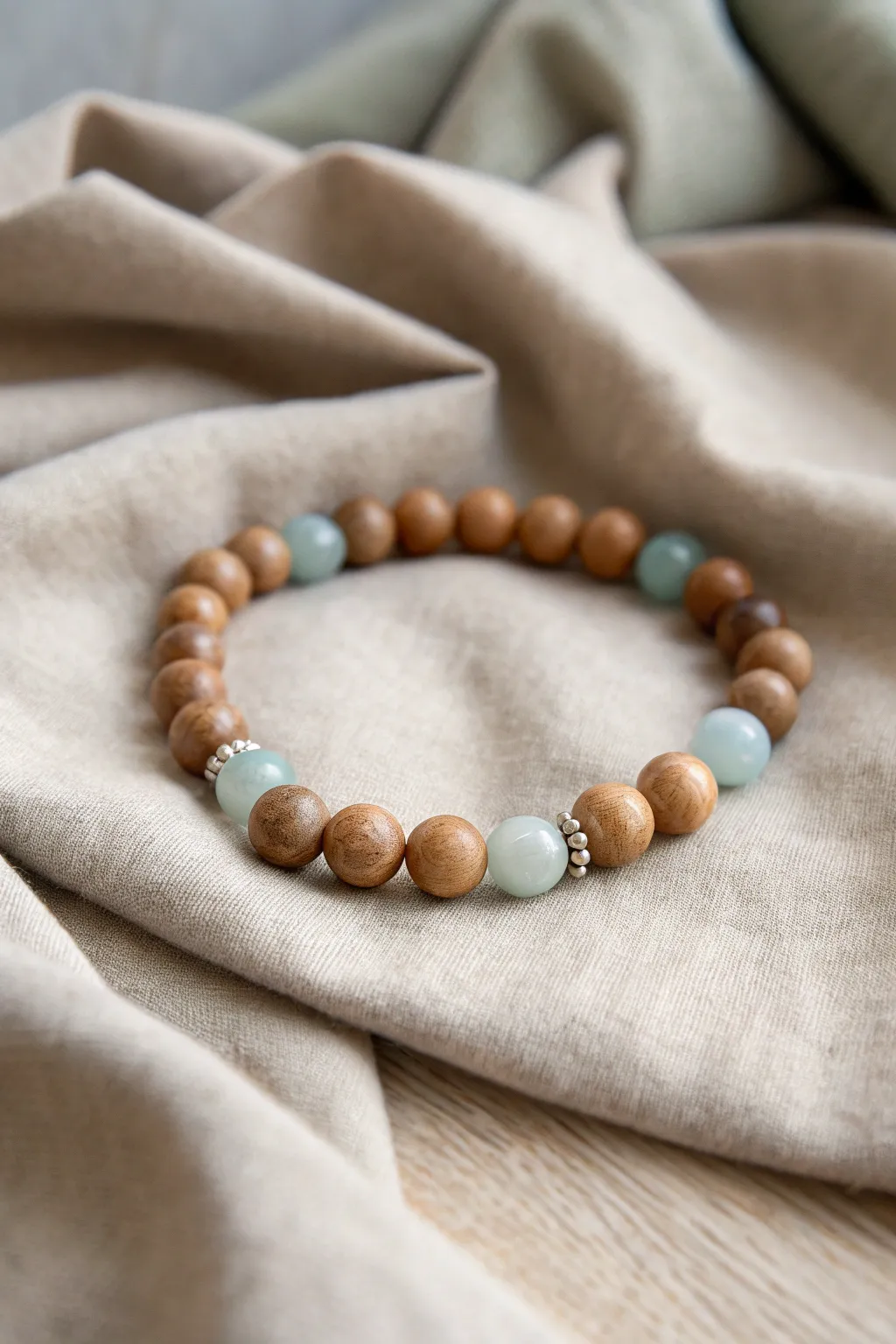 Embrace nature's elegance with this handcrafted earthy bracelet, a perfect blend of simplicity and natural beauty.