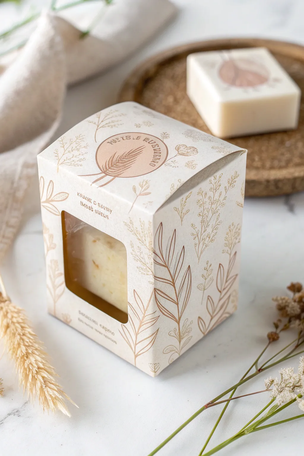 Peek inside perfection: Discover the beauty of handcrafted simplicity.