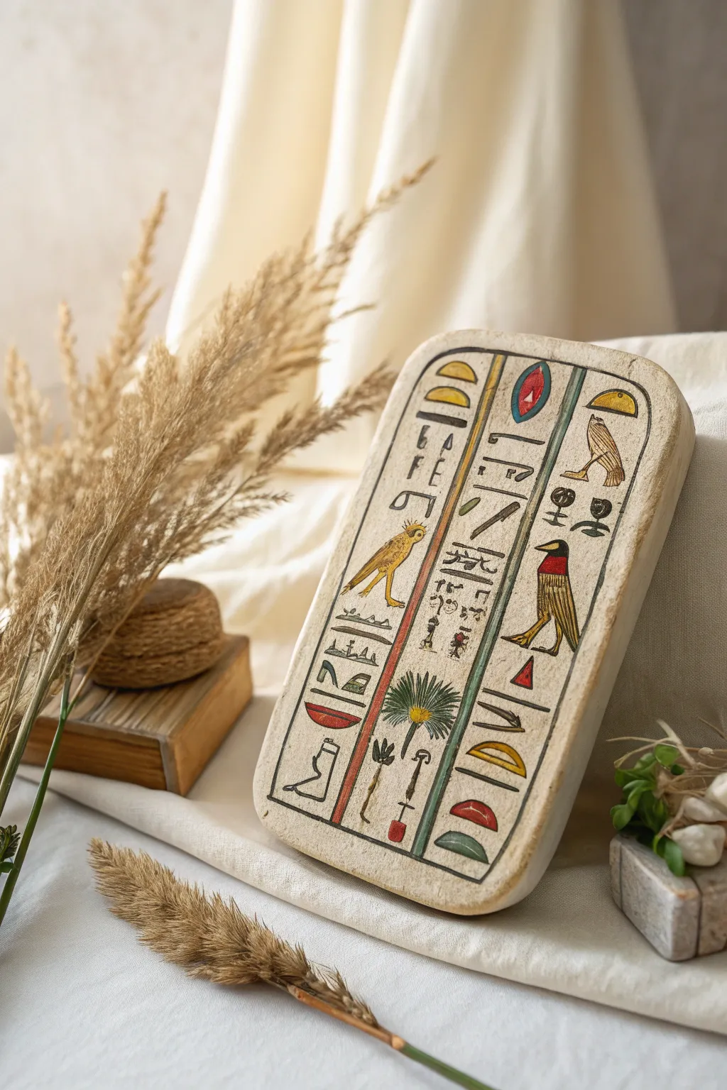 Discover the allure of ancient Egypt with handcrafted hieroglyphic art that tells timeless stories.