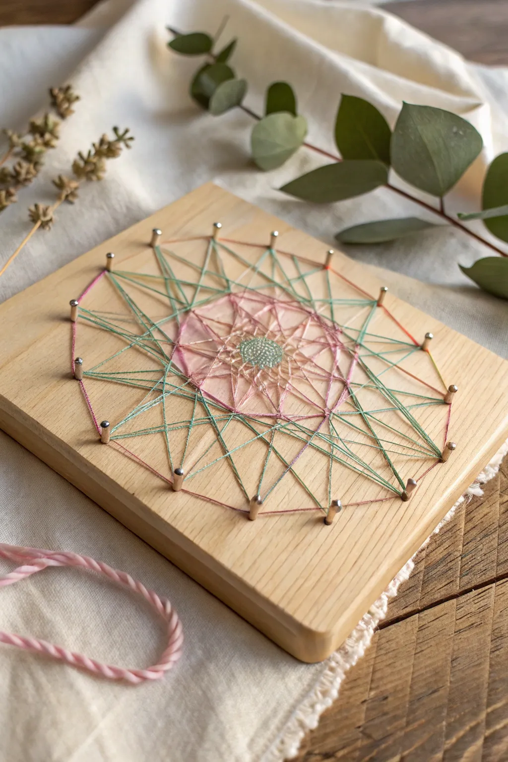Discover the beauty of simplicity with DIY string art—an elegant blend of creativity and craftsmanship.