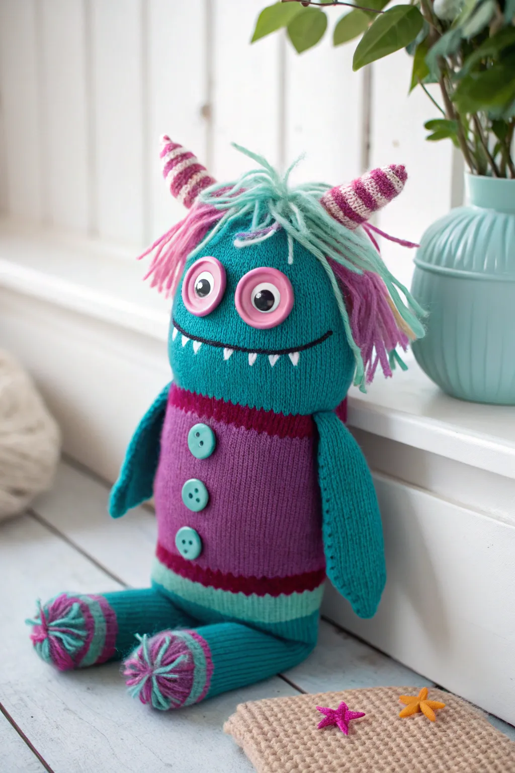 Unleash creativity with these charming monster puppets! Perfect for imaginative playtime.