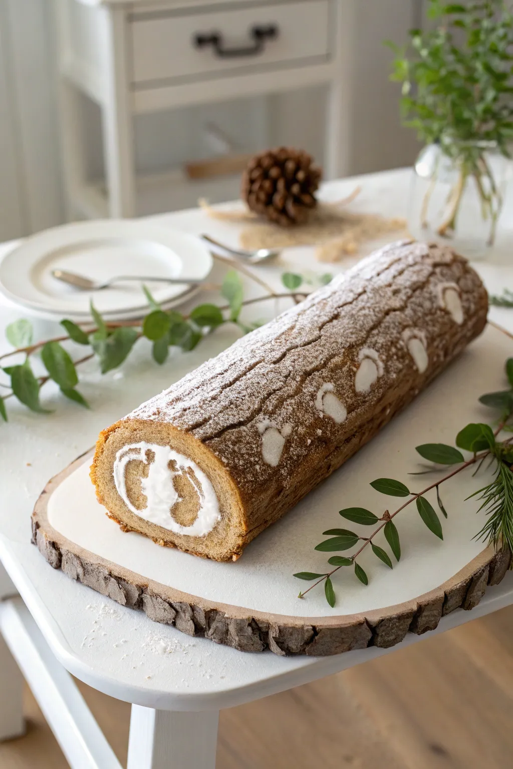 A touch of magic this Christmas with our Baby Yule Log – where tiny footprints create a masterpiece of festive charm.