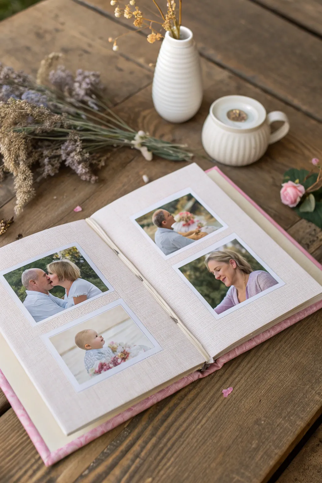 Capture and cherish family memories with this timeless photo album—an unforgettable gift for grandparents.