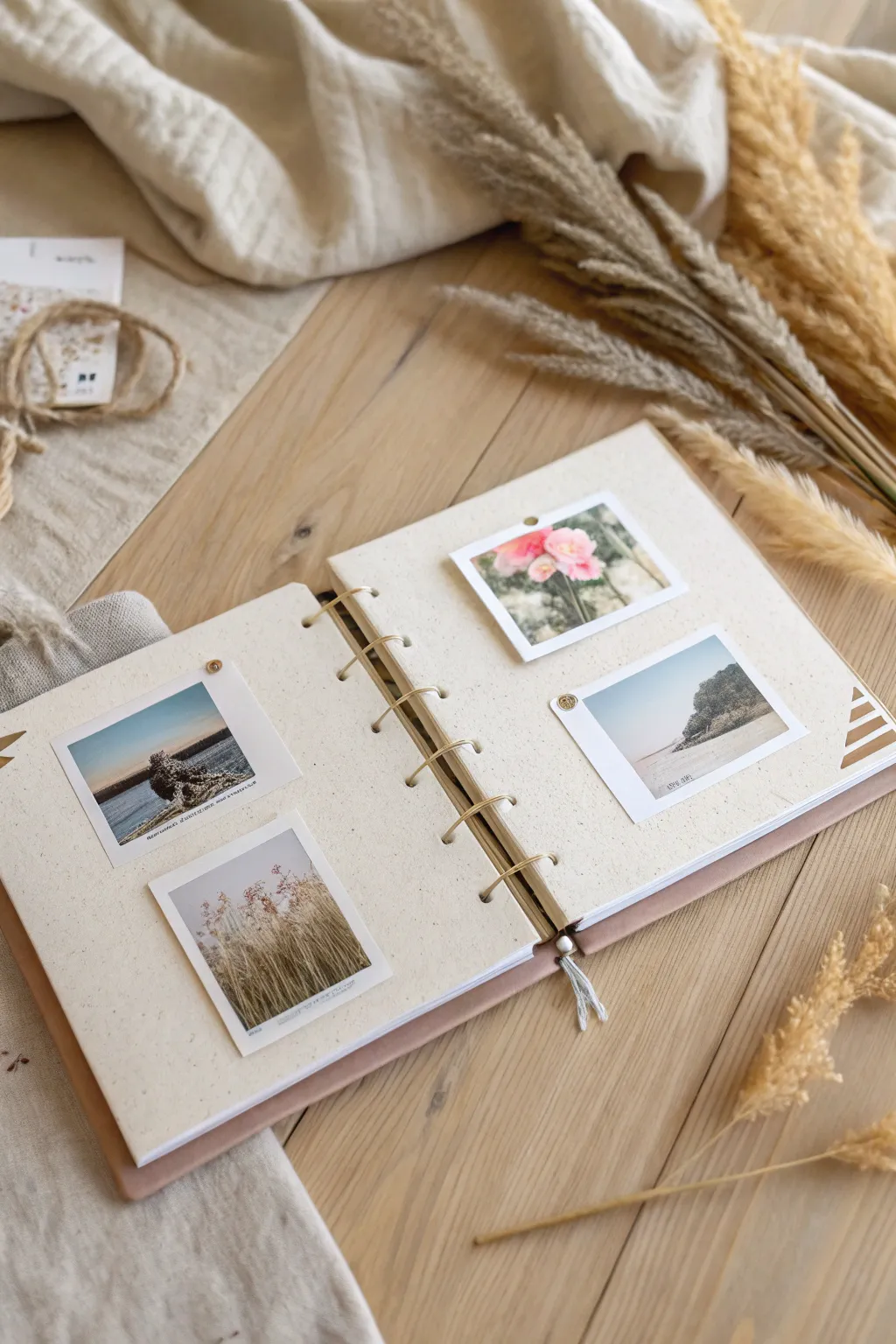 Discover the joy in every flip – interactive tabs for a memorable baby shower scrapbook experience.