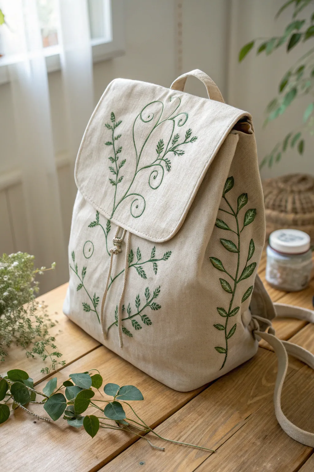 Embrace nature's elegance with beautifully embroidered botanical designs.