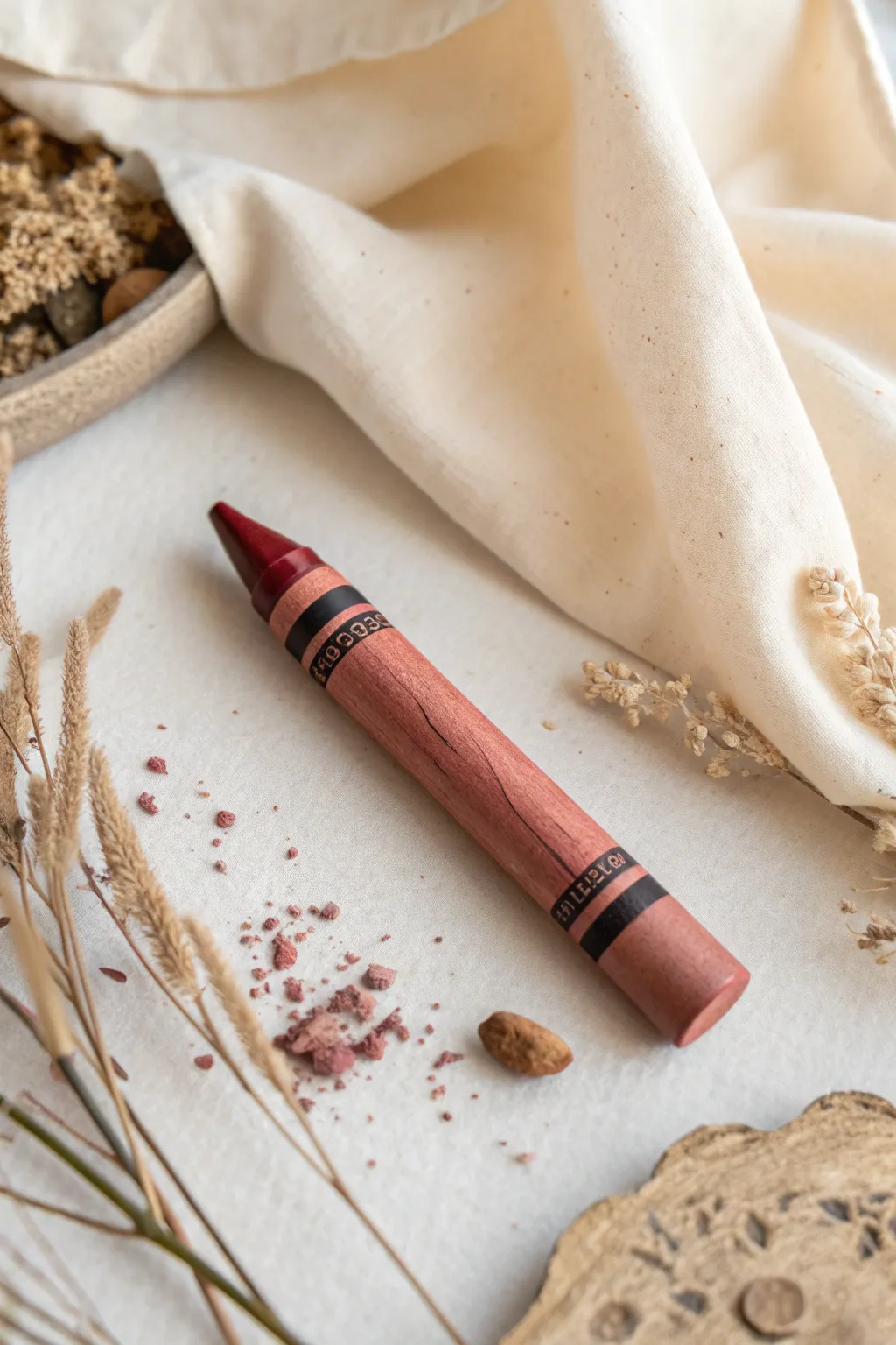 Embrace the playful charm and simple beauty of the classic crayon.
