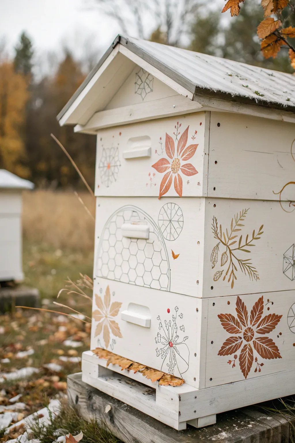 Embrace the seasons with a touch of artistic elegance in your garden.