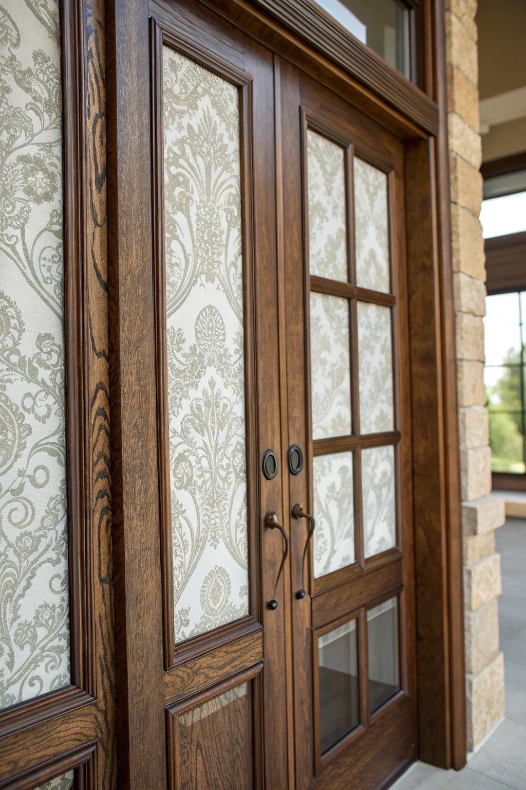 Transform your space with elegant fabric inserts for a touch of craftsmanship and coziness.