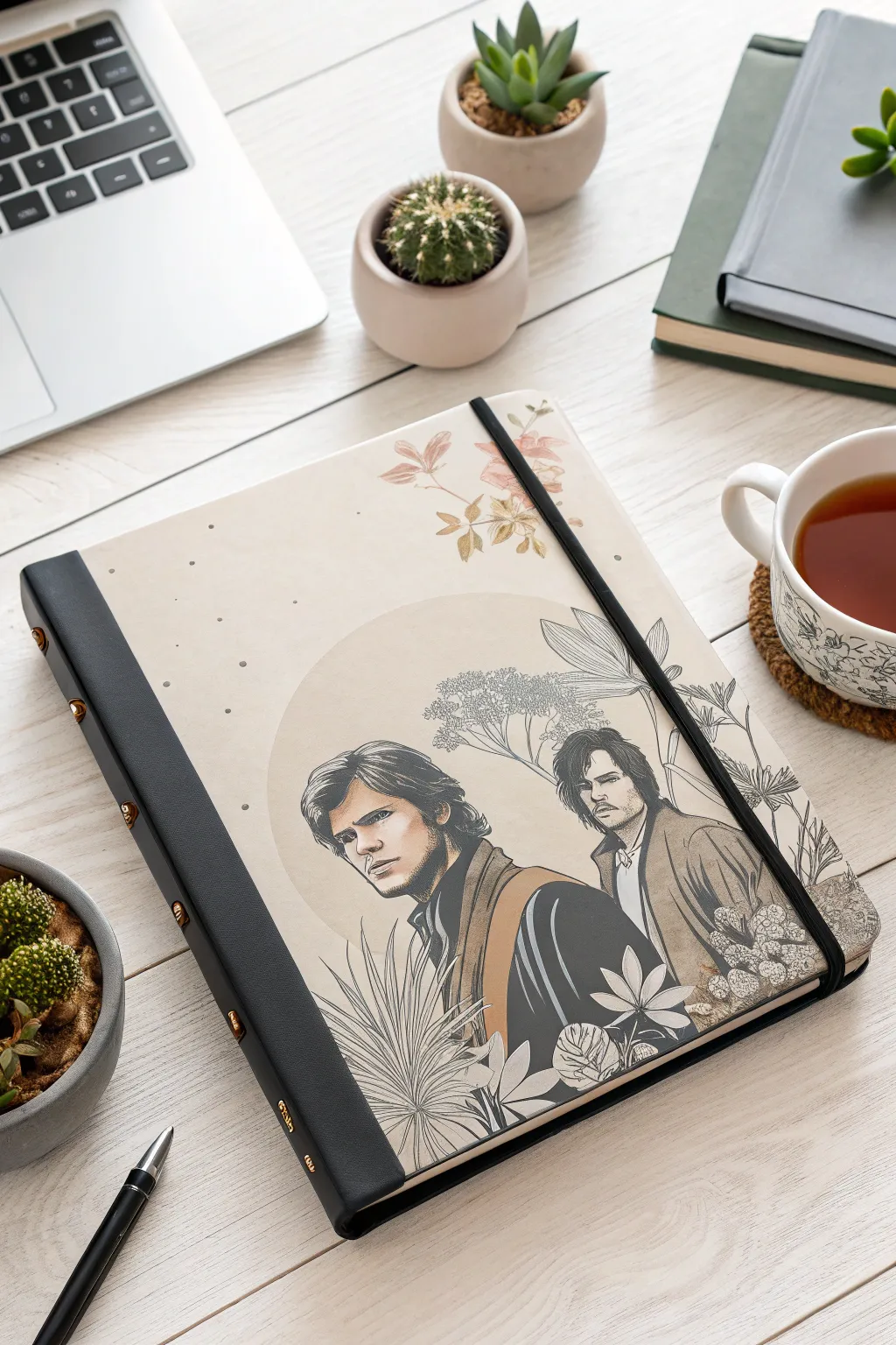 Embrace your fandom with a minimalist pop culture binder cover that brings style and personality to your workspace.