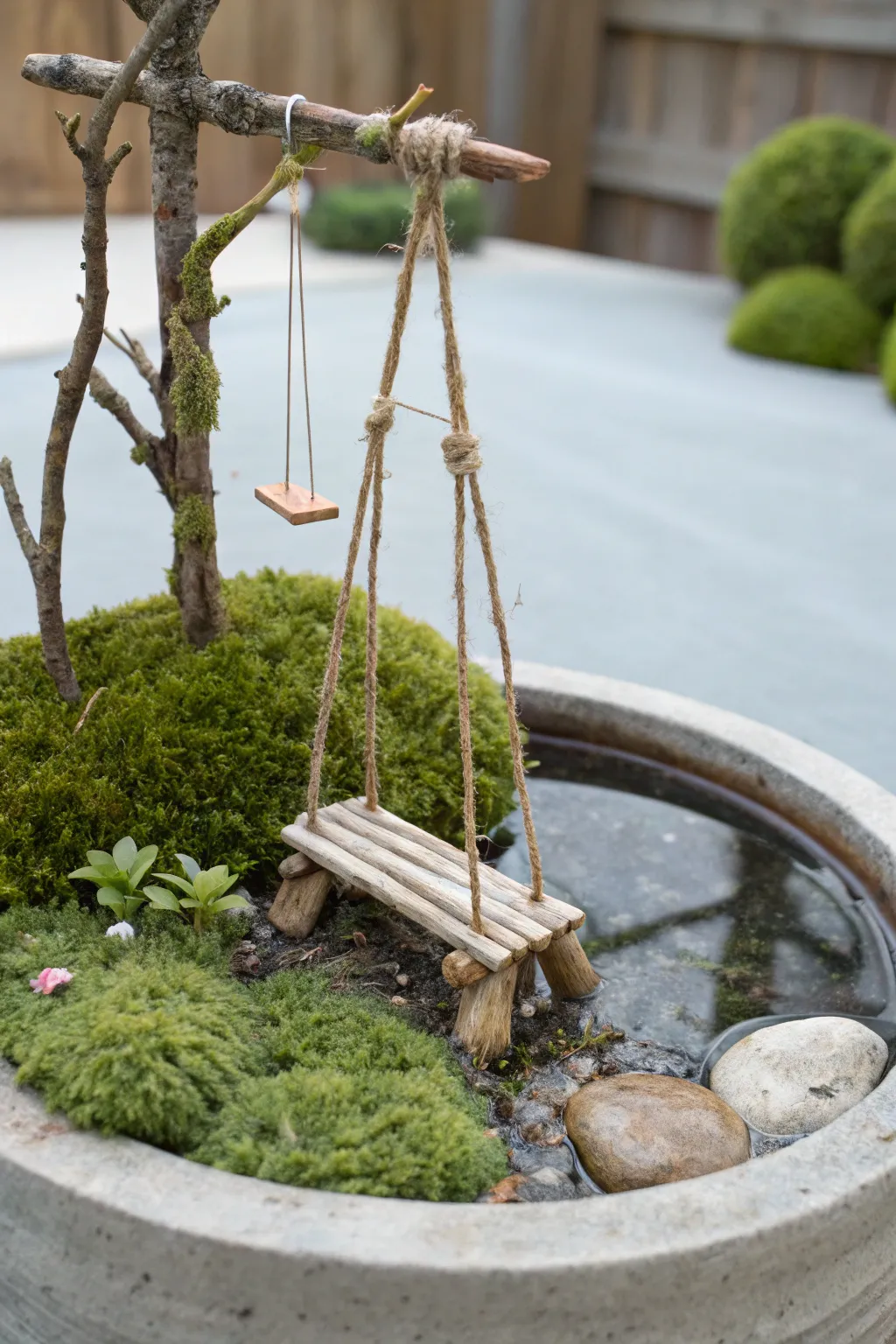 Step into a whimsical world where fairies play – a serene sanctuary crafted from nature's finest.