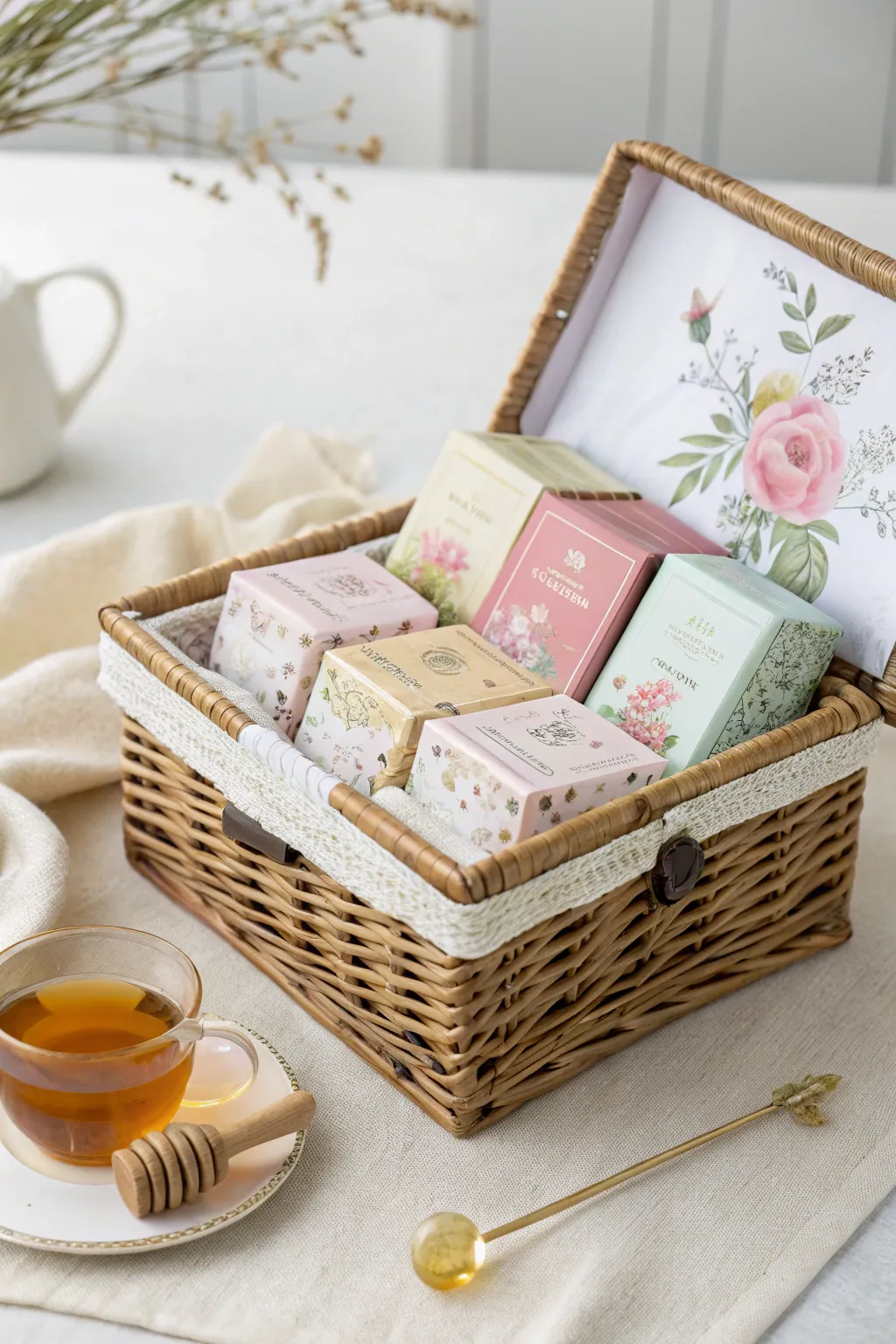 A sip of joy: Perfect birthday basket for your tea-loving best friend.