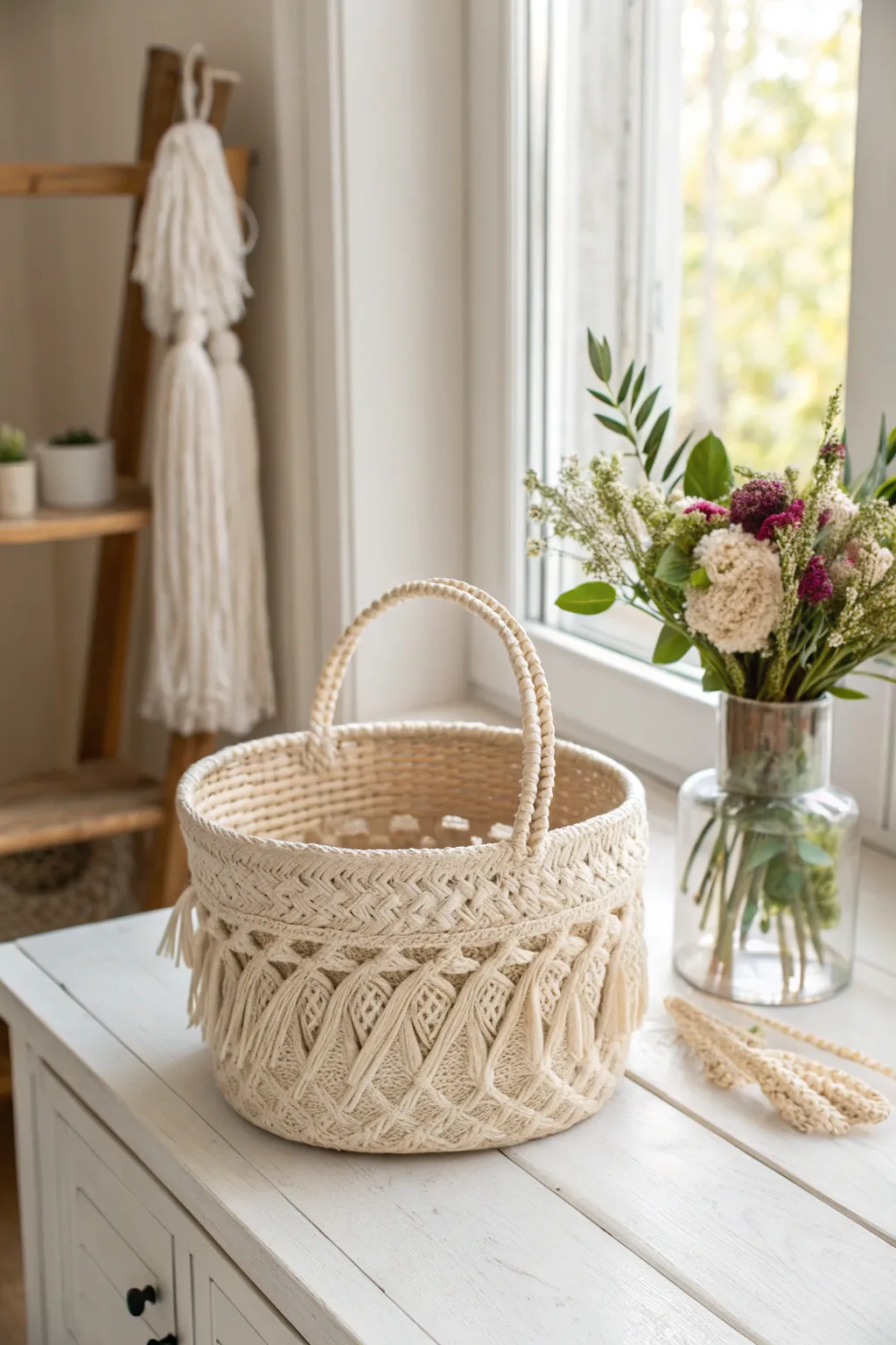 Elevate your gifting with a decorative basket that's a perfect blend of simplicity and elegance. 🌿✨
