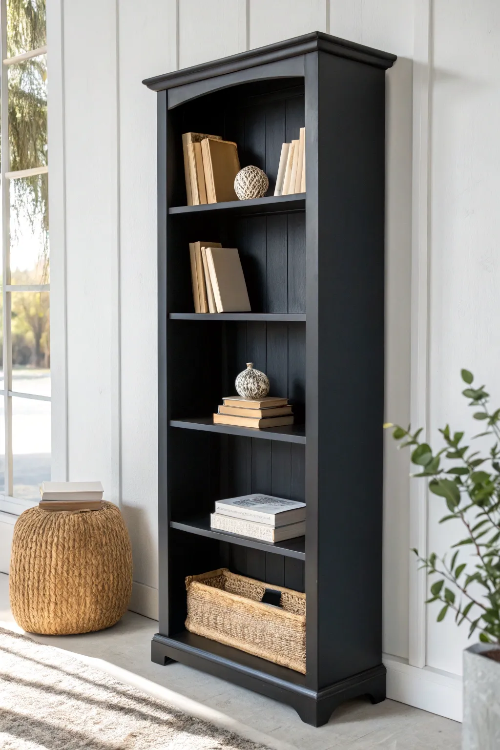 From drab to fab: Witness the transformation of this bookshelf into a minimalist masterpiece!