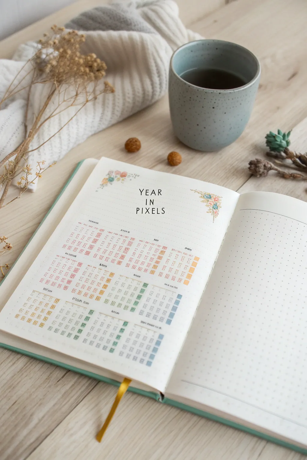 Capture your year, one pixel at a time.