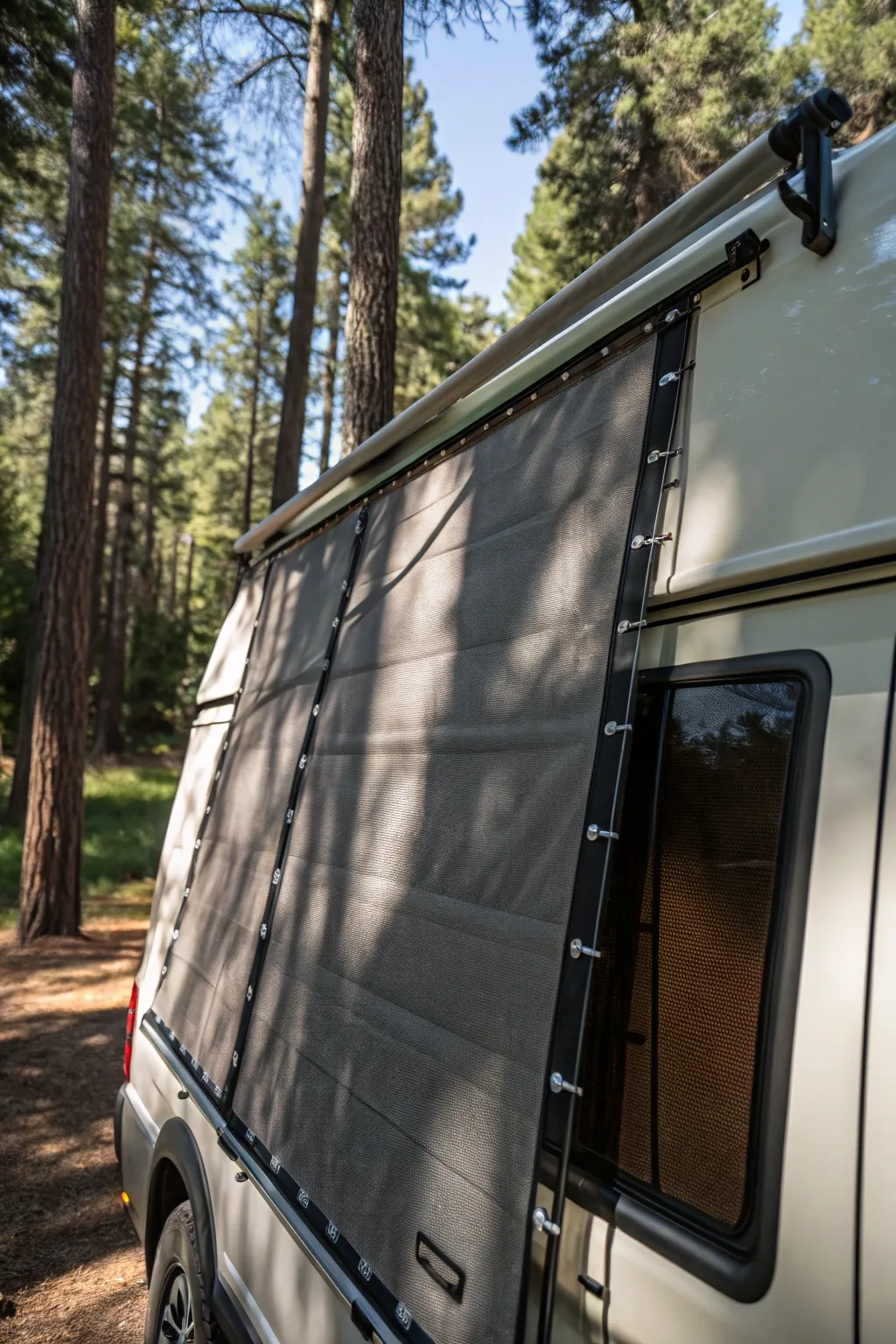 Master the art of outdoor privacy with handcrafted shade panels.