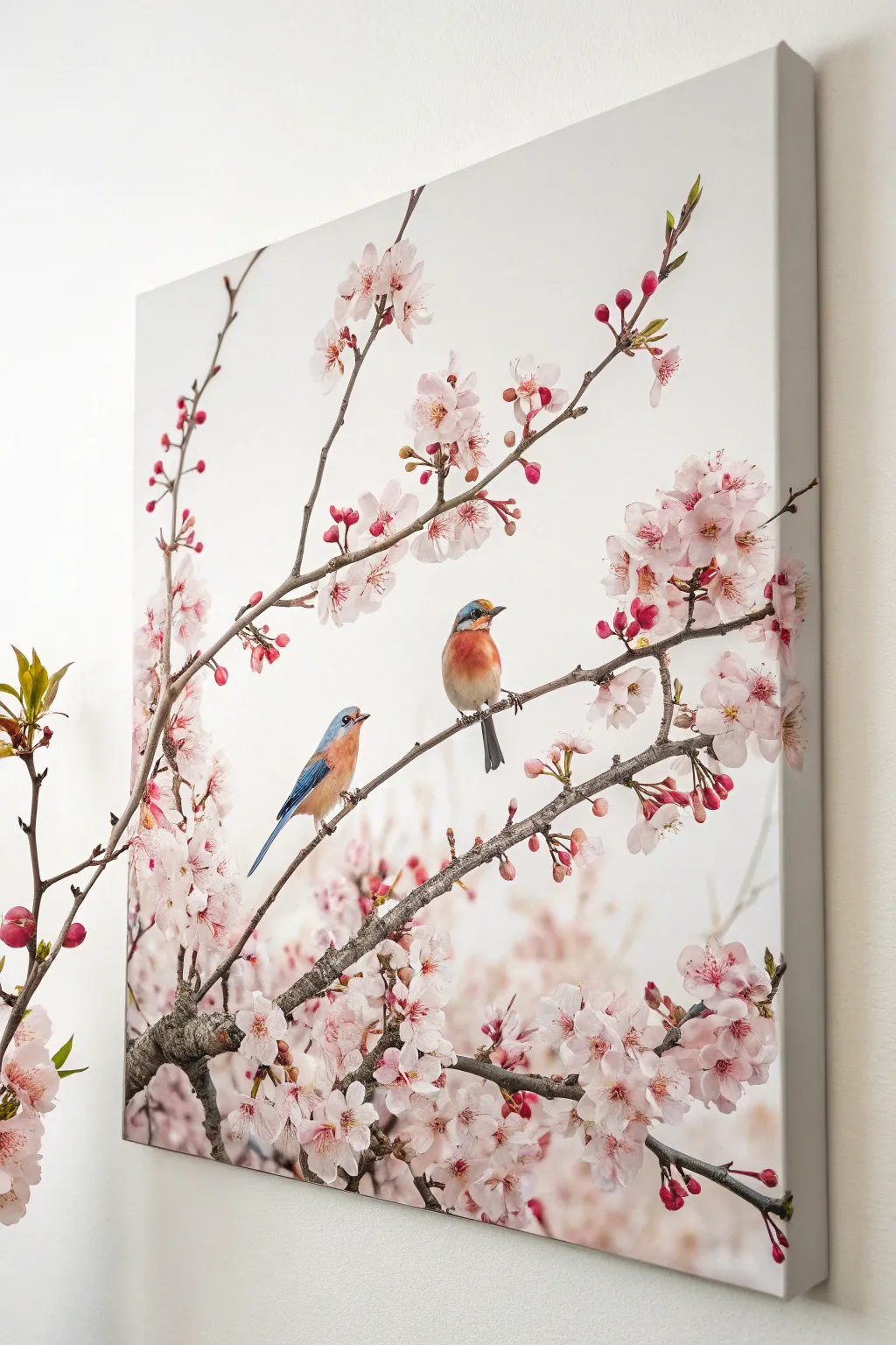 Embrace the serenity of spring with a canvas that sings nature's symphony.