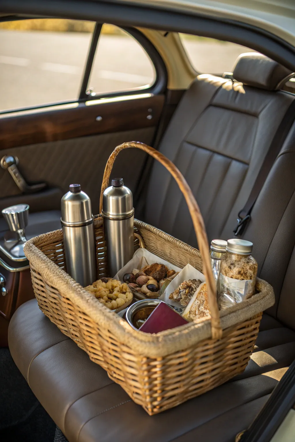 Elevate your road trip with the ultimate Snack Attack Car Basket – where style meets sustenance!