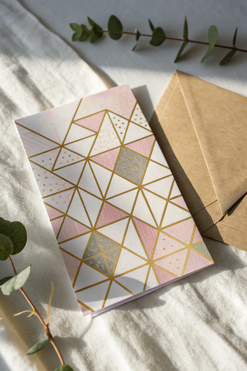 Embrace the art of simplicity with geometric elegance.