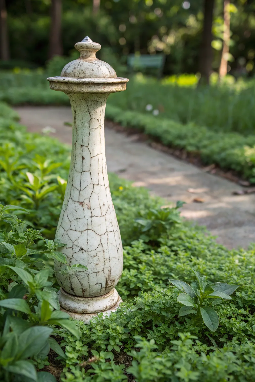 Timeless charm: Add character to your garden with weathered ceramic markers.