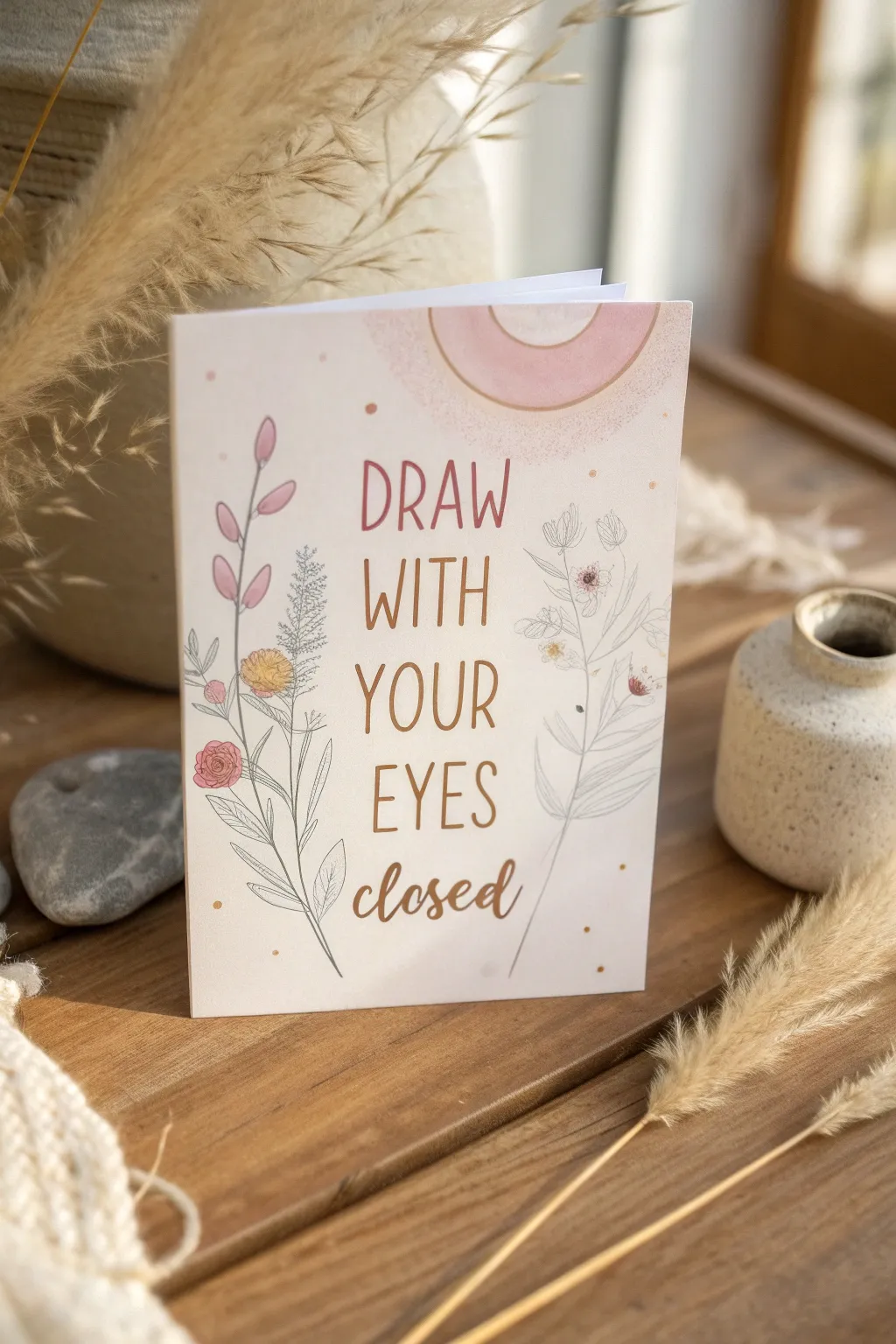 Unleash creativity with a surprise twist: Draw with your eyes closed! 🎨✨ #MinimalistMagic #CreativeJourney