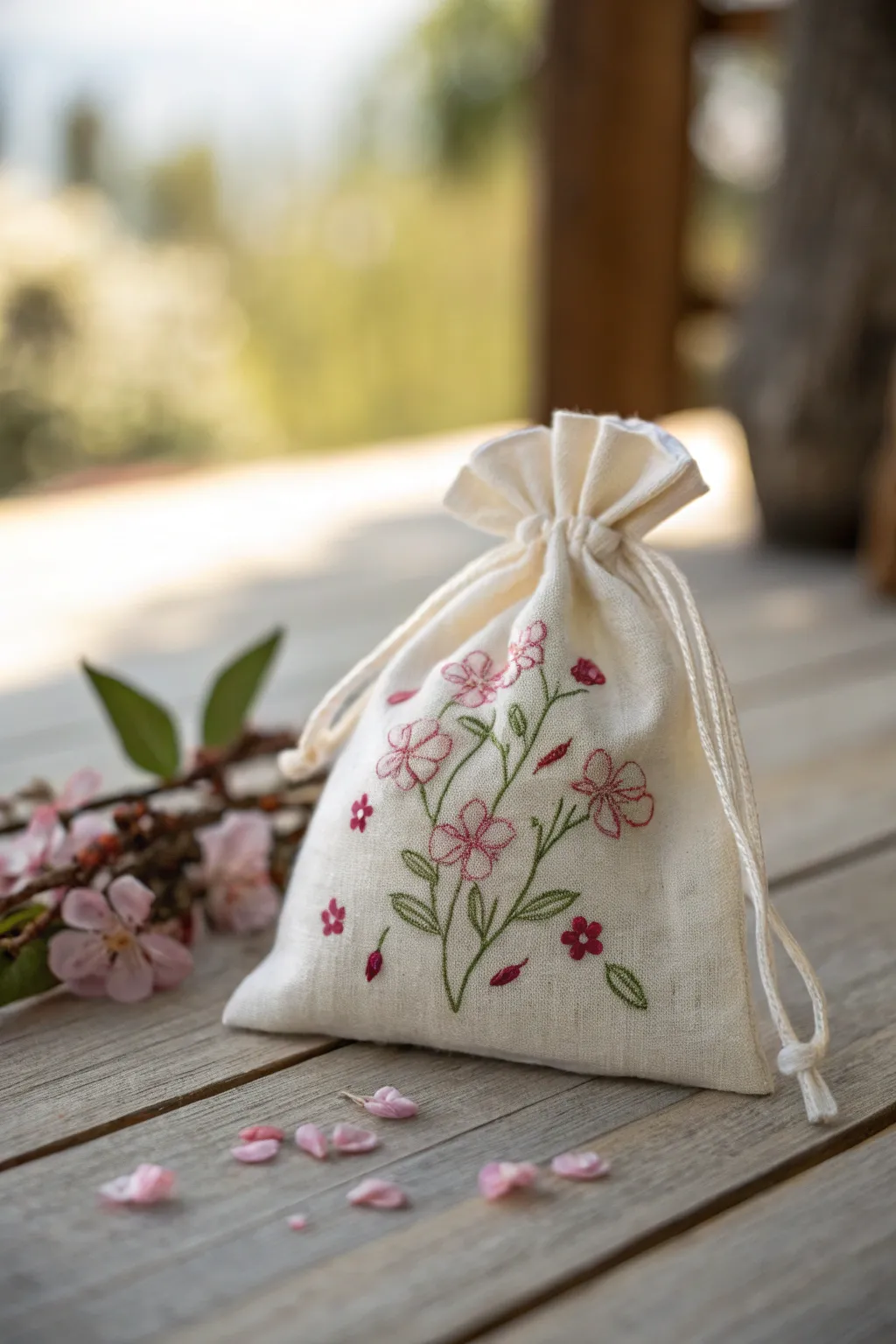 Embrace spring with handcrafted cherry blossom sachets, bringing delicate scents into your home.